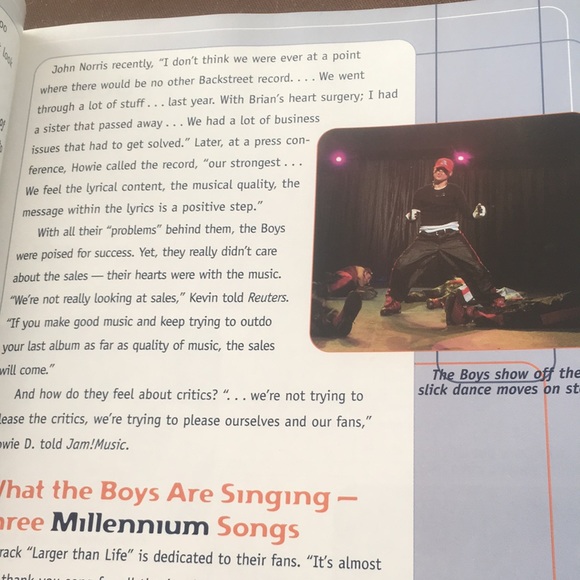 Backstreet Boys Backstage Pass Now & Forever Your Keepsake Scrapbook 1999 - Picture 7 of 8